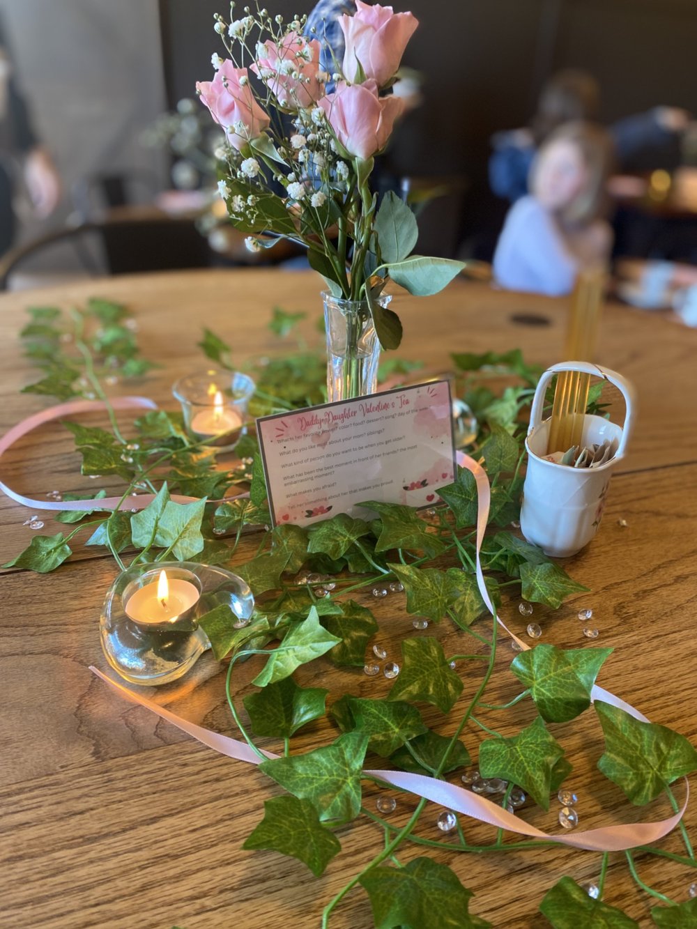 Father and Daughter Valentine's Tea